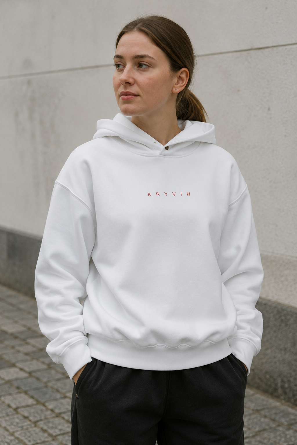 Spiderweb Single Snap Hoodie