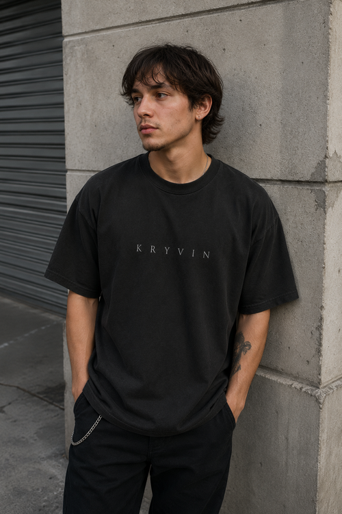 Bloomed Skull Raw Hem Tee