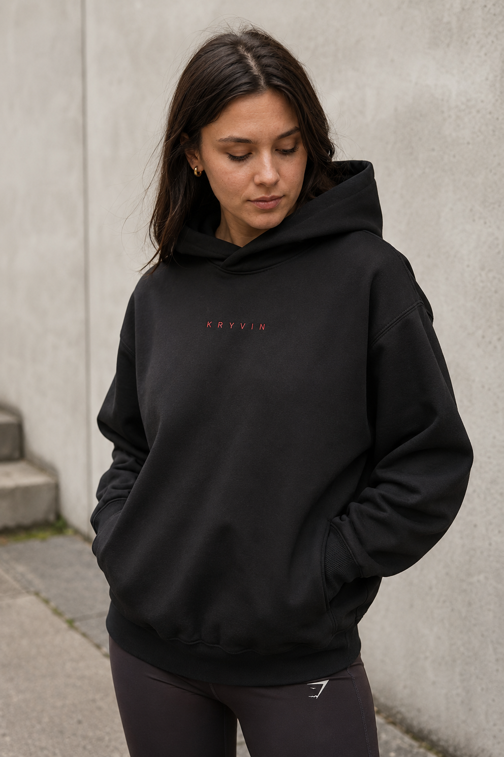 Spiderweb Single Snap Hoodie