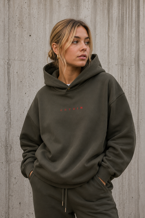 Spiderweb Single Snap Hoodie