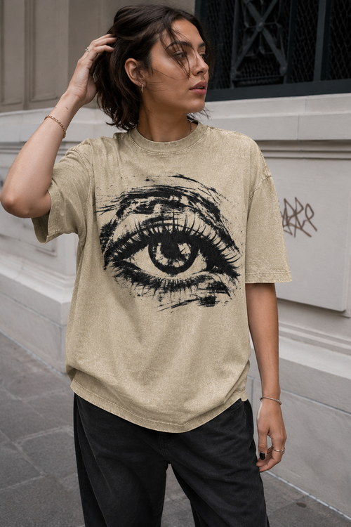 All Eyes Oversized Tee