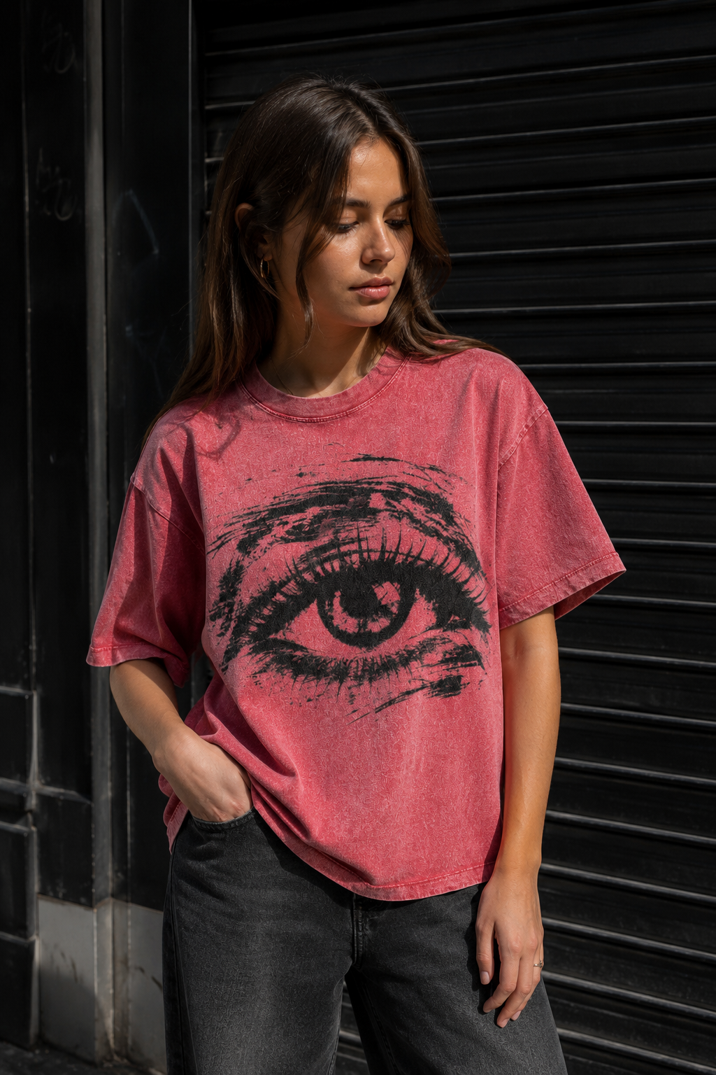 All Eyes Oversized Tee