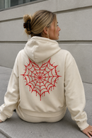 Spiderweb Single Snap Hoodie