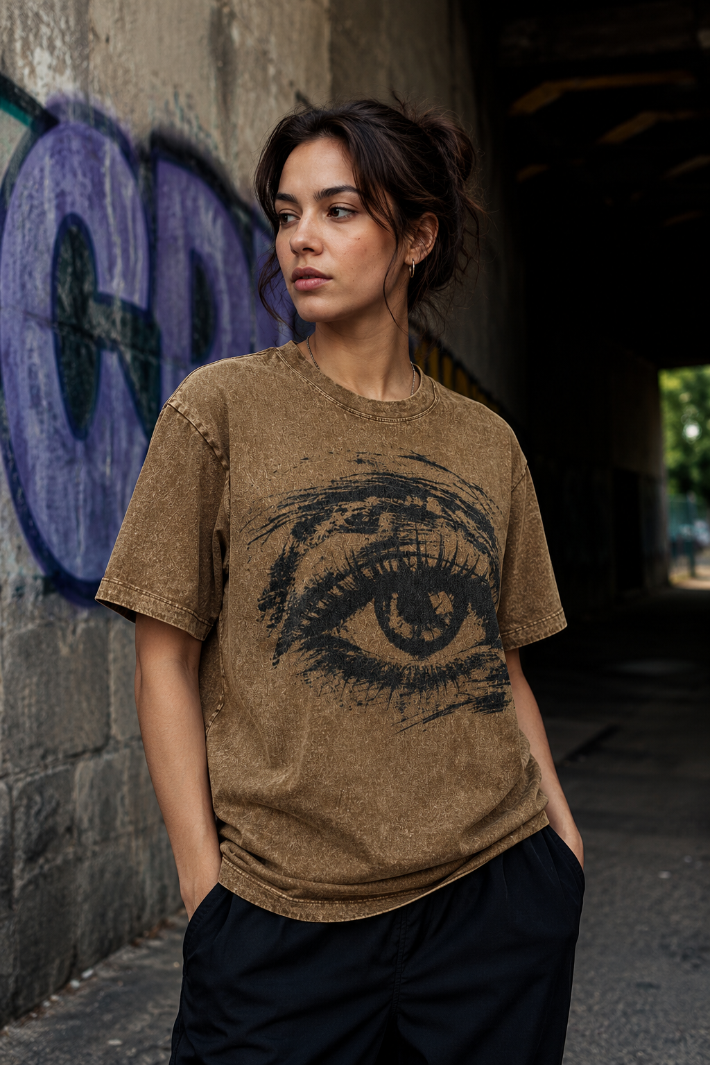 All Eyes Oversized Tee