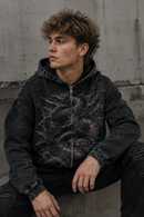 Snake Zip-Up Heavyweight Hoodie