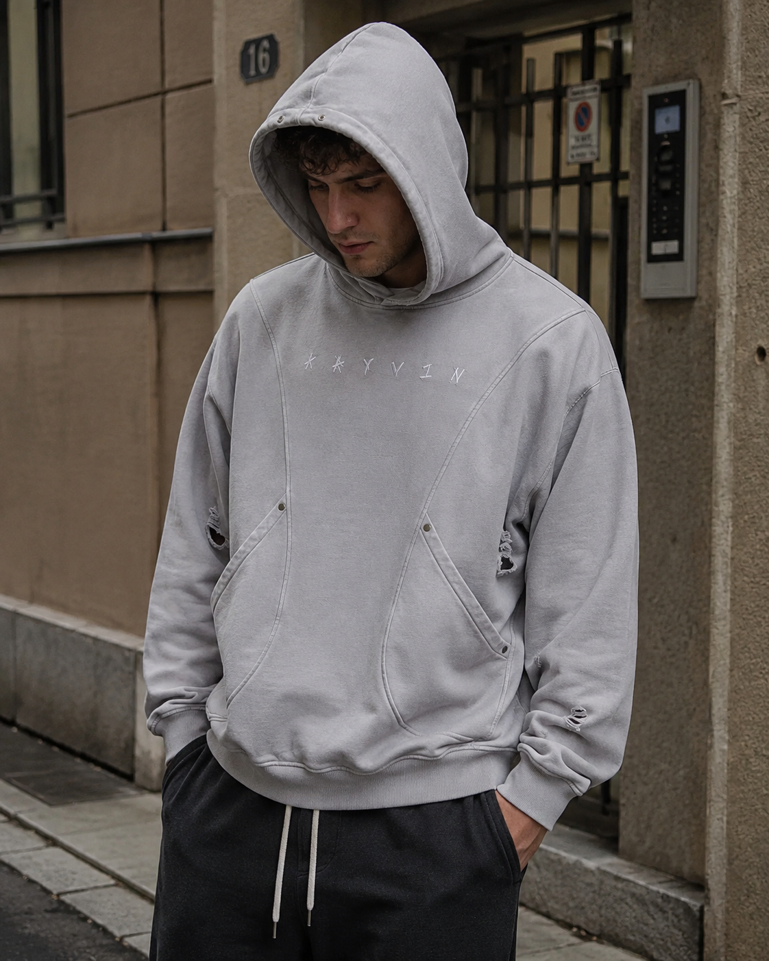 Panel Pocket Hoodie