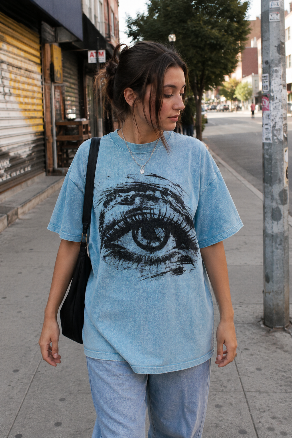 All Eyes Oversized Tee