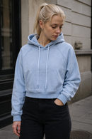 City Scape Cropped Hoodie